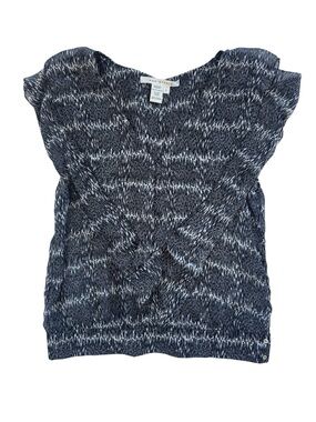 Max Studio Printed Blouse L Lightweight Flowy Work Casual Top